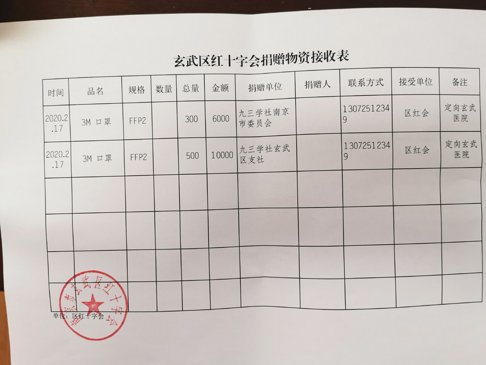 南京市委会联合玄武区支社向玄武医院捐赠抗疫急需物资 (1).jpg